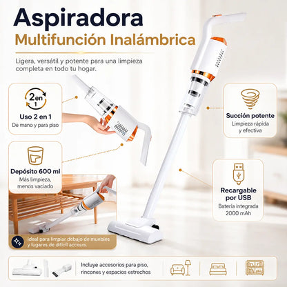 Aspiradora multifunción inalámbrica