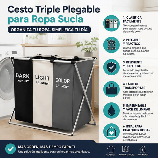 Cesta Organizadora De Ropa Sucia