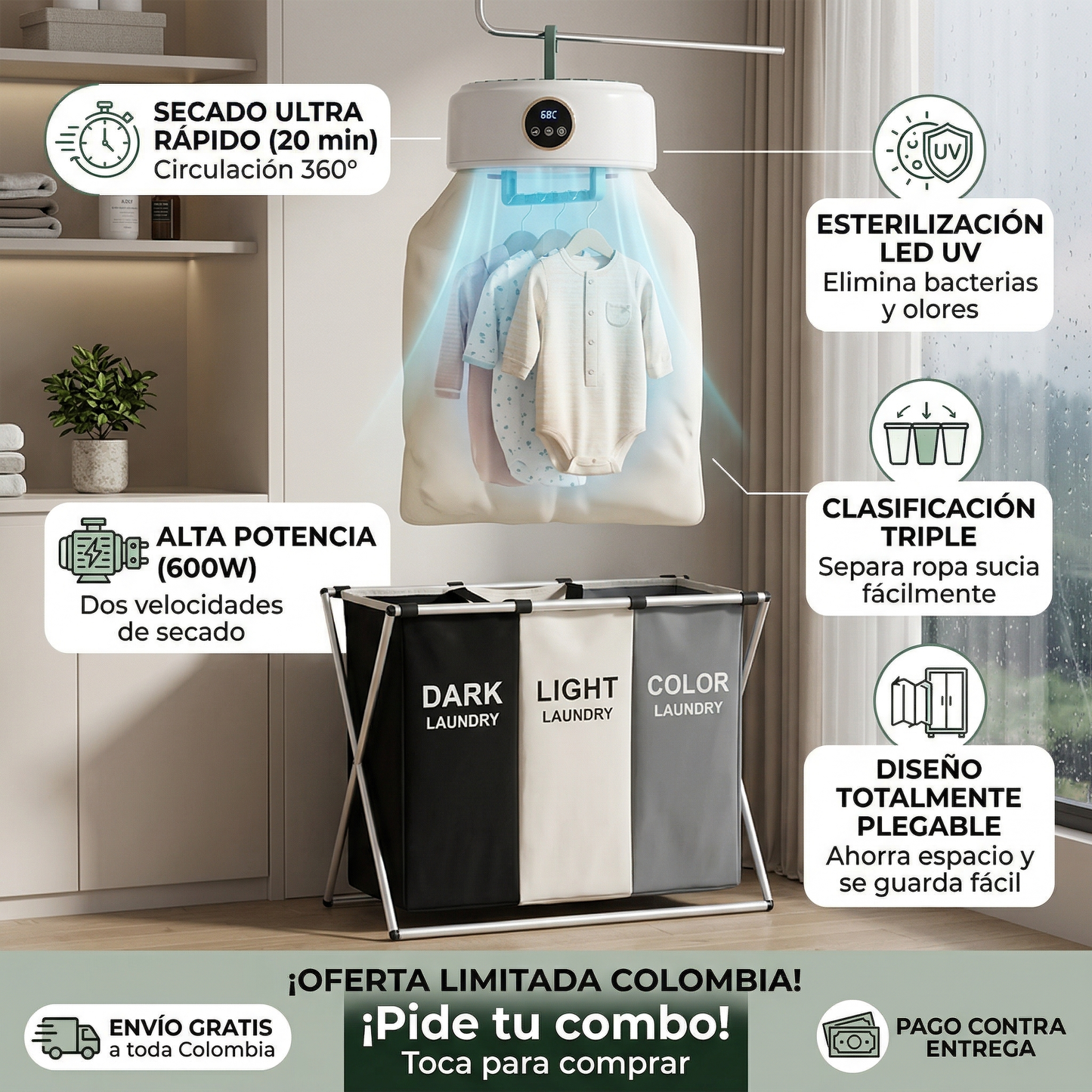 Combo lava y seca (Ahorra 25%)