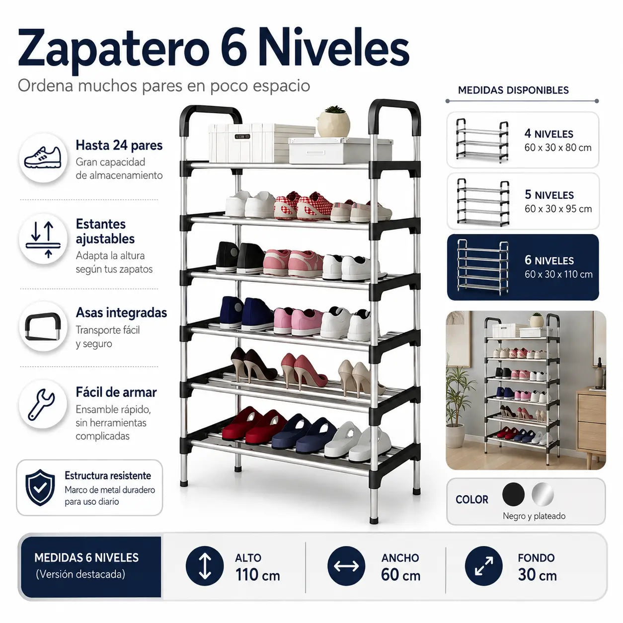 Zapatero  6 Niveles